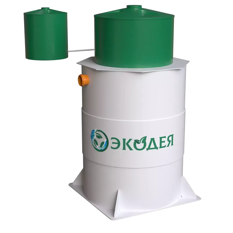 Экодея 5 — для 5 пользователей — производительность 1, м³/сутки — корпус Полипропилен — септик или станция ЛОС