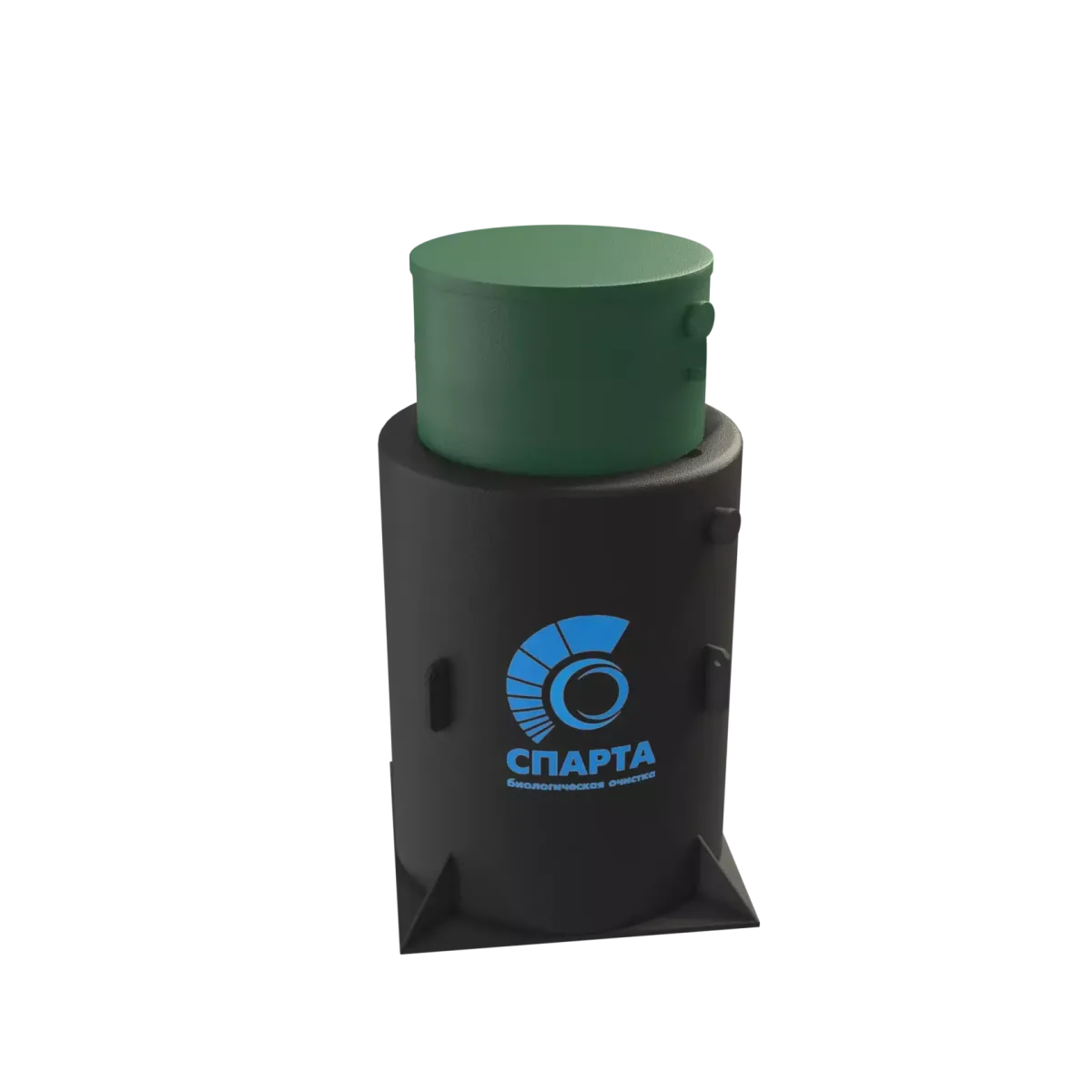 СПАРТА 600 eco — для 3 пользователей — производительность 0,6 м³/сутки — корпус Полипропилен — септик или станция ЛОС