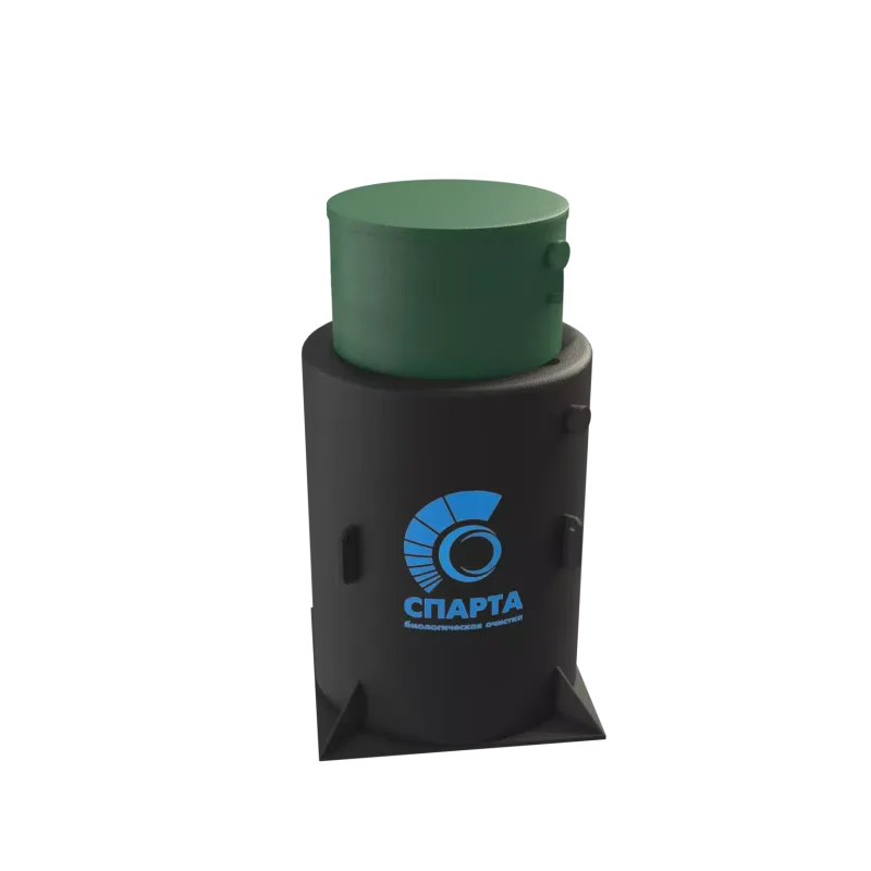 СПАРТА 600 eco — для 3 пользователей — производительность 0,6 м³/сутки — корпус Полипропилен — септик или станция ЛОС