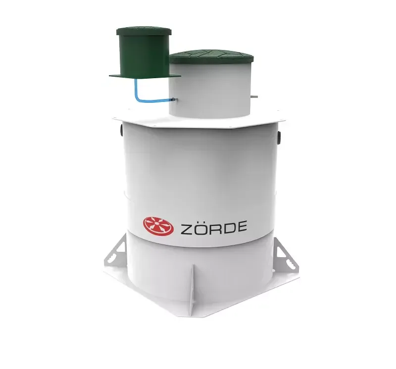 Zorde Rein 8 — для 8 пользователей — производительность 1,6 м³/сутки — корпус Полипропилен — септик или станция ЛОС