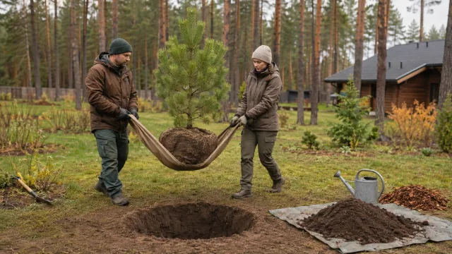 Как пересадить сосну из леса на участок и повысить приживаемость
