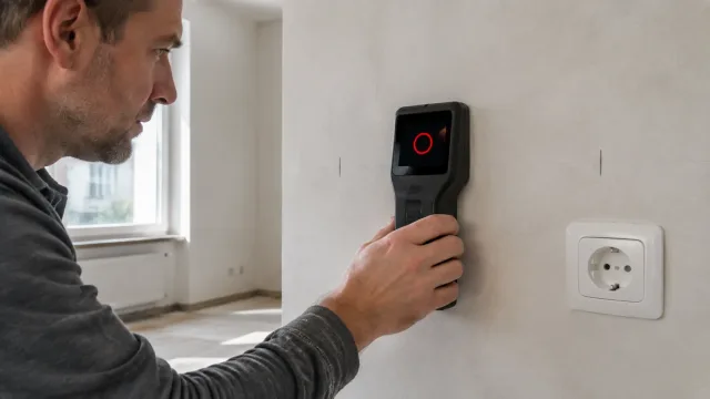 безымянный сканер стены с чистой графической индикацией