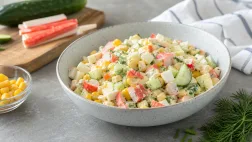 Салат с крабовыми палочками: 7 простых и необычных рецептов