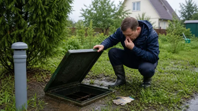 Почему пахнет септик и как убрать запах