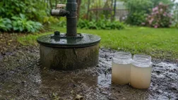 Почему после ливня мутнеет вода в скважине и когда ей нельзя пользоваться