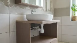 Высота раковины в ванной: разметка и проверка