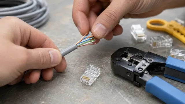 Распиновка RJ45: схема обжима интернет-кабеля