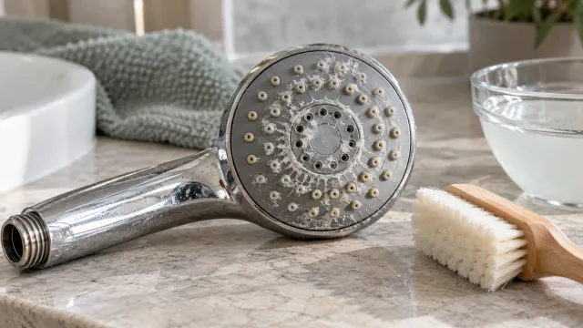 Как почистить душевую лейку
