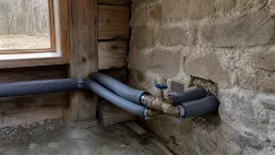 Как утеплить водопровод в неотапливаемом доме