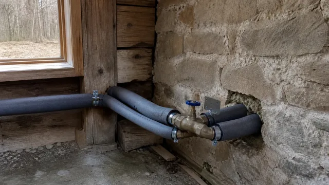 Как утеплить водопровод в неотапливаемом доме