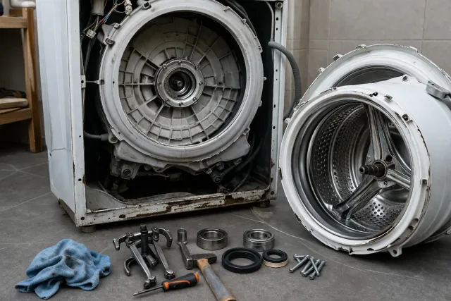 Замена подшипника в стиральной машине